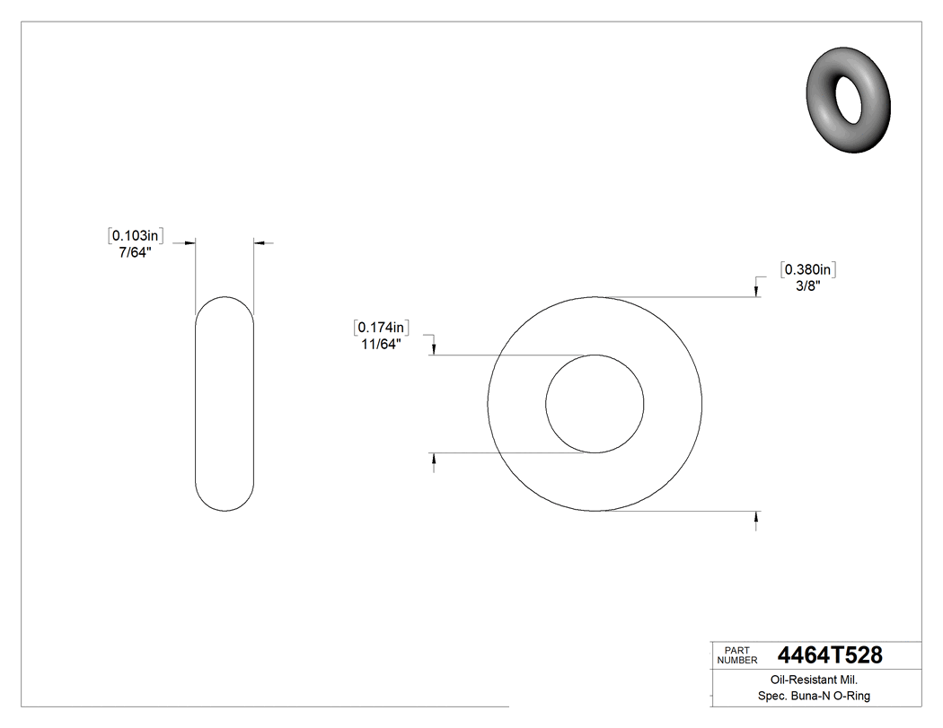 Technical drawing - 4464T528